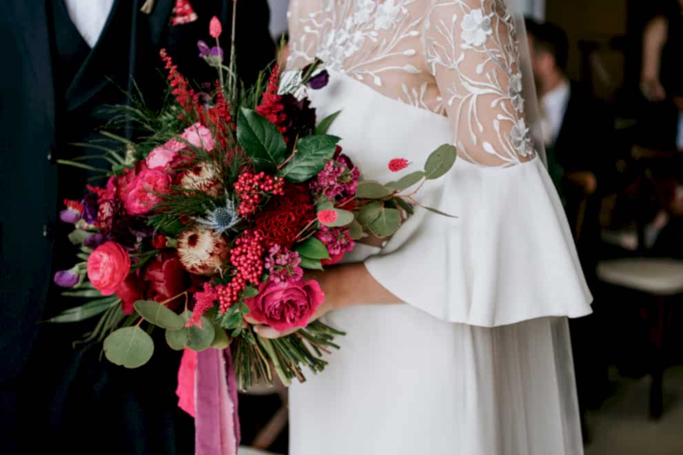 real bride close up